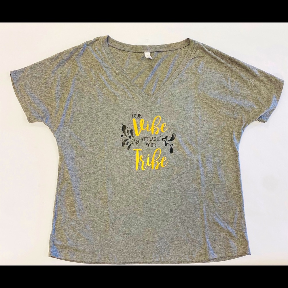 Bella Canvas Your Vibe Attracts Your Tribe t-shirt